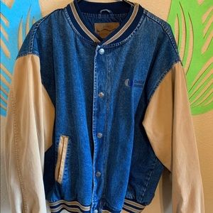 Varsity Jacket blue brown